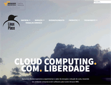 Tablet Screenshot of linuxplace.com.br